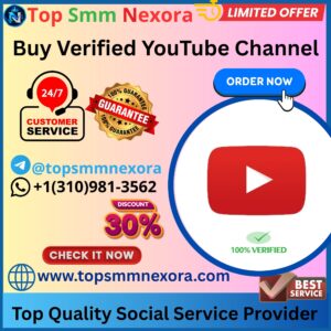 Buy Verified YouTube Channel